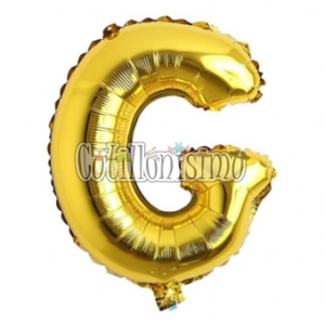 Globo Letra Inflable G Dorada 40cm