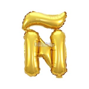 Globo Letra Inflable Ñ Dorada 40cm