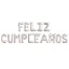 Globo Inflable Frase FELIZ CUMPLEAÑOS Color Plateado Para Aire