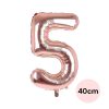 Globo Numero 5 Rose Gold 40cm