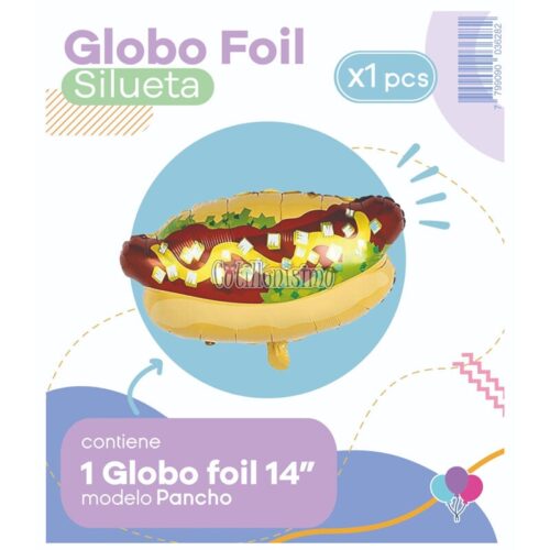 Globo PANCHO (14 Pulgadas) Apto Aire