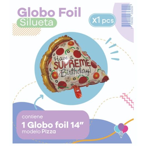 Globo Pizza (14 Pulgadas) Apto Aire