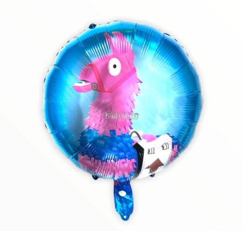 Globo Fortnite Llama Redondo 18'' - 45cm