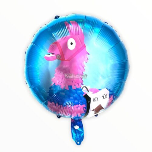 Globo Fortnite Llama Redondo 18'' - 45cm