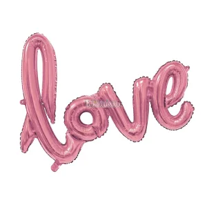 Globo Metalizado LOVE Color Rose Gold 70 x 50cm