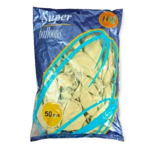 Globos HQ ESTANDAR 12 Pulgadas Amarillo Pastel X50u