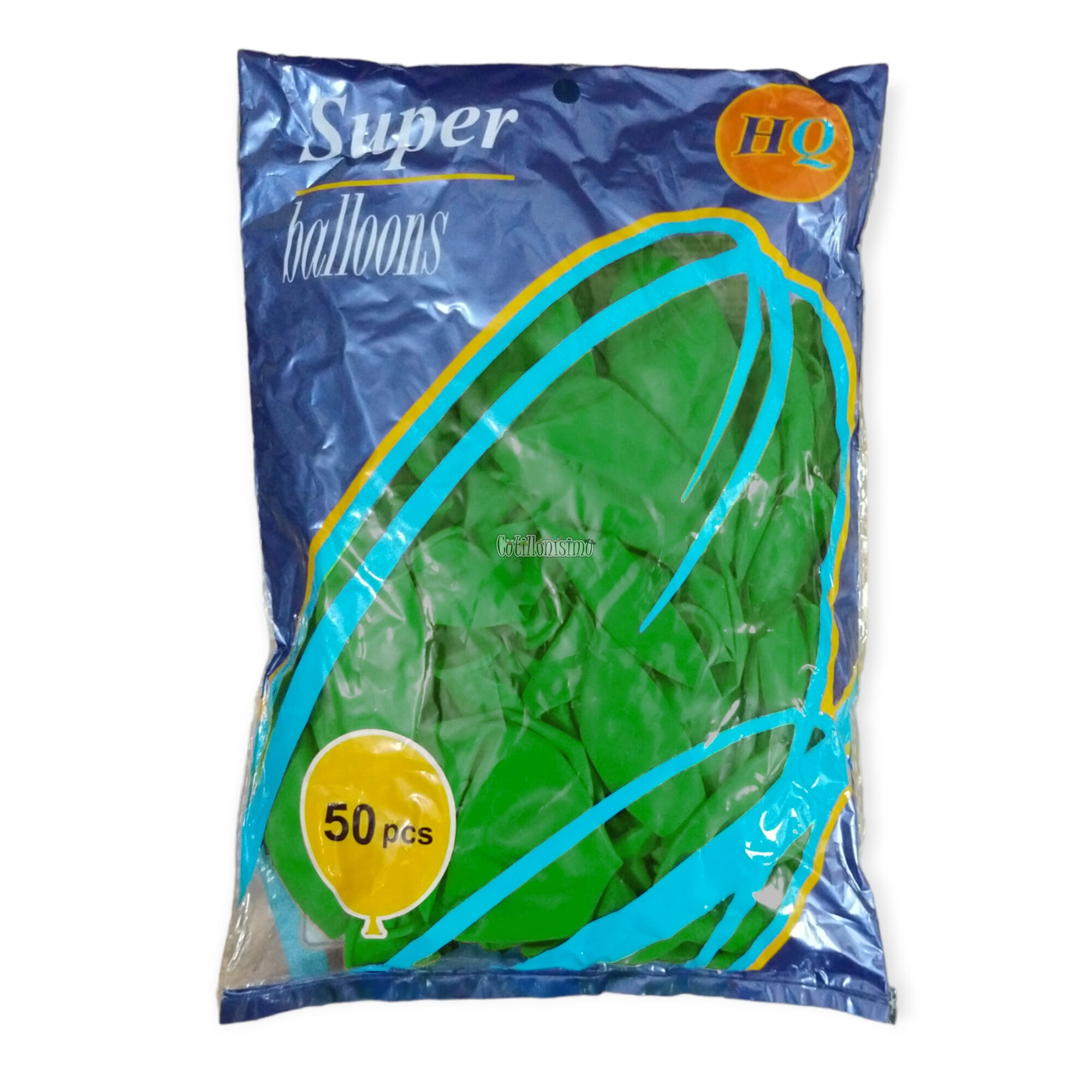 Globos HQ ESTANDAR 12 Pulgadas Verde X50u