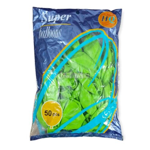 Globos HQ ESTANDAR 12 Pulgadas Verde Manzana X50u