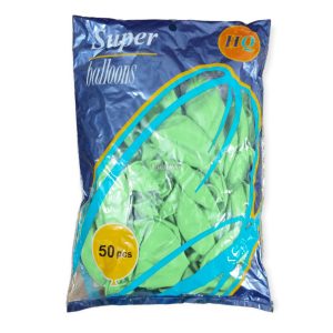 Globos HQ ESTANDAR 12 Pulgadas Verde Agua X50u