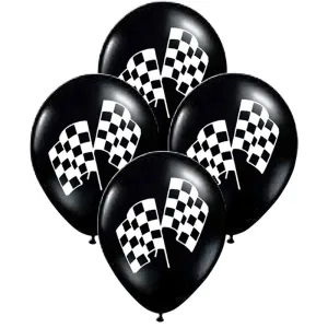 Globos BANDERA CARRERA 12 Pulgadas X10 Unidades