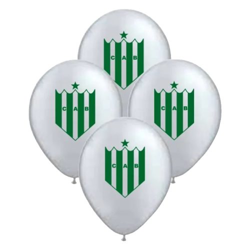Globos BANFIELD 12 Pulgadas X10 Unidades