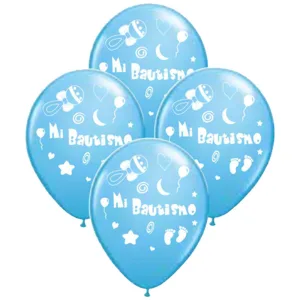 Globos BAUTISMO NENE 12 Pulgadas X10 Unidades