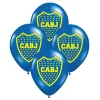 Globos BOCA JUNIORS 12 Pulgadas X10 Unidades