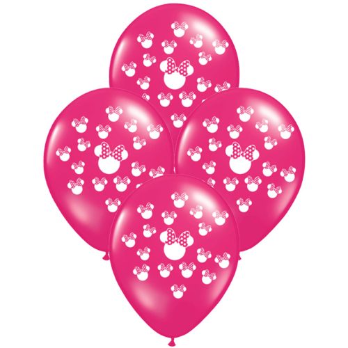 Globos CABEZA MINNIE 12 Pulgadas X10 Unidades