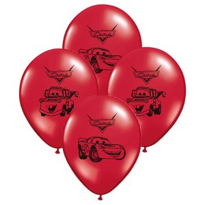 Globos CARS 12 Pulgadas X10 Unidades