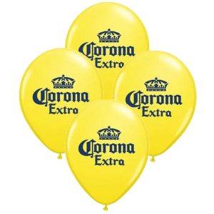 Globos CERVEZA CORONA 12 Pulgadas X10 Unidades