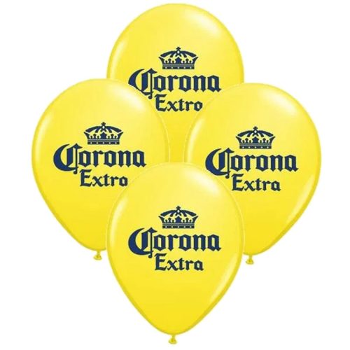 Globos CERVEZA CORONA 12 Pulgadas X10 Unidades