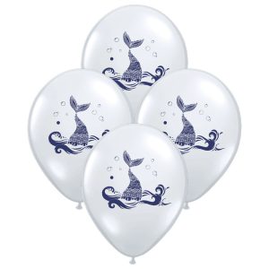 Globos COLA DE SIRENA 12 Pulgadas X10 Unidades