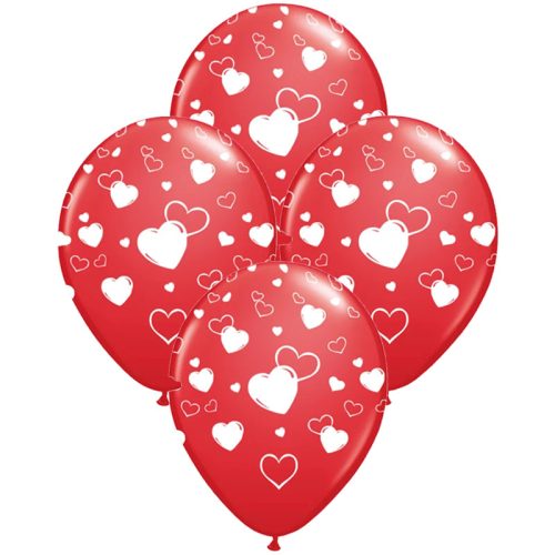 Globos CORAZÓN 12 Pulgadas X10 Unidades