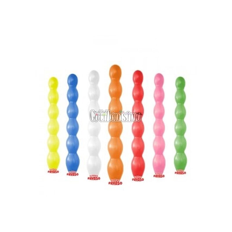 Globos Globby Gusano Colores Surtidos x10 Unidades