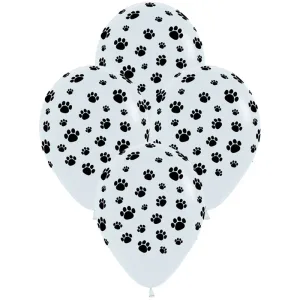 Globos HUELLITAS 12 Pulgadas X10 Unidades