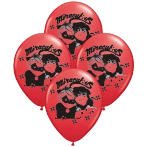 Globos LADY BUG 12 Pulgadas X10 Unidades