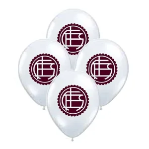 Globos LANUS 12 Pulgadas X10 Unidades