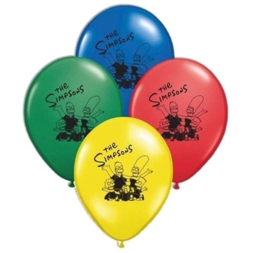 Globos LOS SIMPSONS 12 Pulgadas X10 Unidades