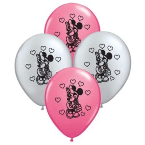 Globos MINNIE 12 Pulgadas X10 Unidades