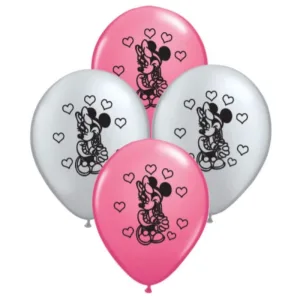 Globos MINNIE 12 Pulgadas X10 Unidades