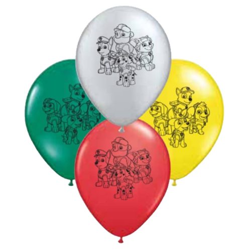 Globos PAW PATROL 12 Pulgadas X10 Unidades