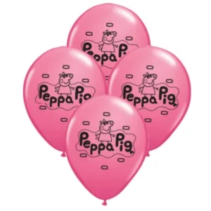 Globos PEPPA 12 Pulgadas X10 Unidades