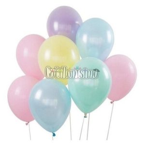 Globo Tuky 9 Pulgadas  Multicolor Surtido Pastel x25