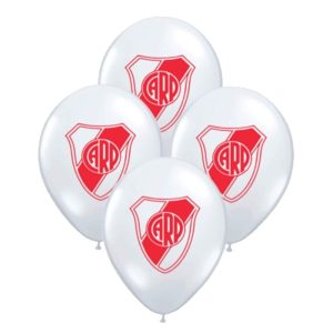 Globos RIVER PLATE 12 Pulgadas X10 Unidades