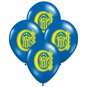 Globos ROSARIO CENTRAL 12 Pulgadas X10 Unidades