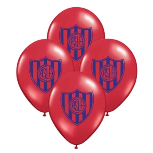 Globos SAN LORENZO 12 Pulgadas X10 Unidades