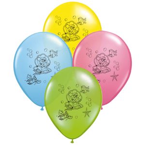 Globos SIRENITA 12 Pulgadas X10 Unidades