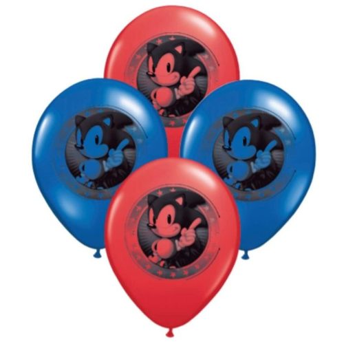 Globos SONIC 12 Pulgadas X10 Unidades
