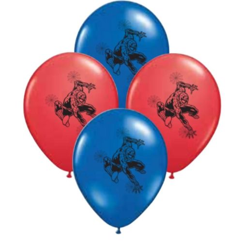 Globos SPIDER-MAN 12 Pulgadas X10 Unidades