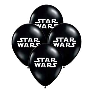Globos STAR WARS LOGO 12 Pulgadas X10 Unidades