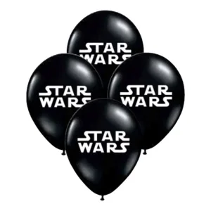 Globos STAR WARS LOGO 12 Pulgadas X10 Unidades