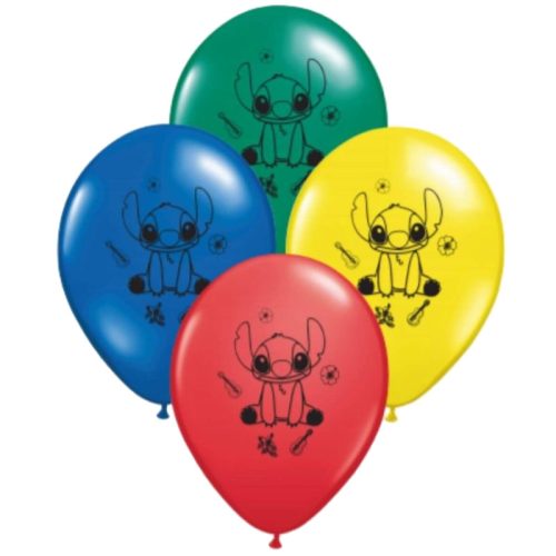 Globos Stitch 12 Pulgadas X10 Unidades