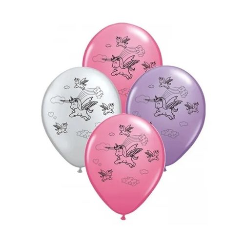 Globos UNICORNIO CON ALAS 12 Pulgadas X10 Unidades