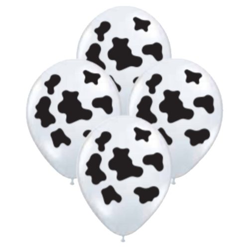 Globos VACA 12 Pulgadas X10 Unidades