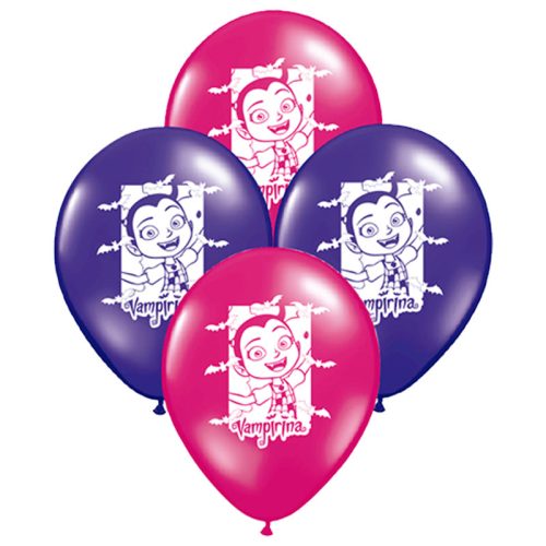 Globos VAMPIRINA 12 Pulgadas X10 Unidades
