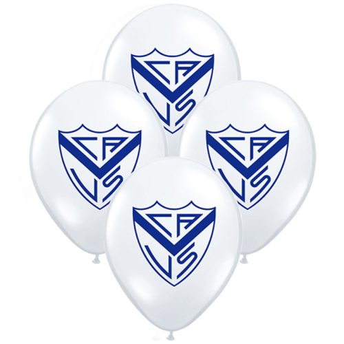 Globos VELEZ SARSFIELD 12 Pulgadas X10 Unidades