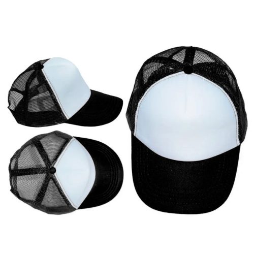 Gorra TRUCKER NEGRA (FRENTE BLANCO)