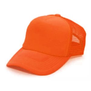 Gorra Trucker Naranja Fluo