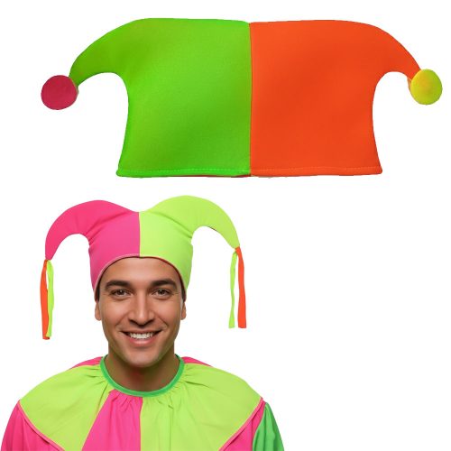 Gorro Bufon Dos Puntas Fluo Jersey x1 Unidad