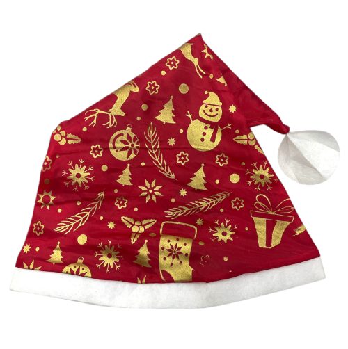 Gorro Papa Noel Estampado Navideño
